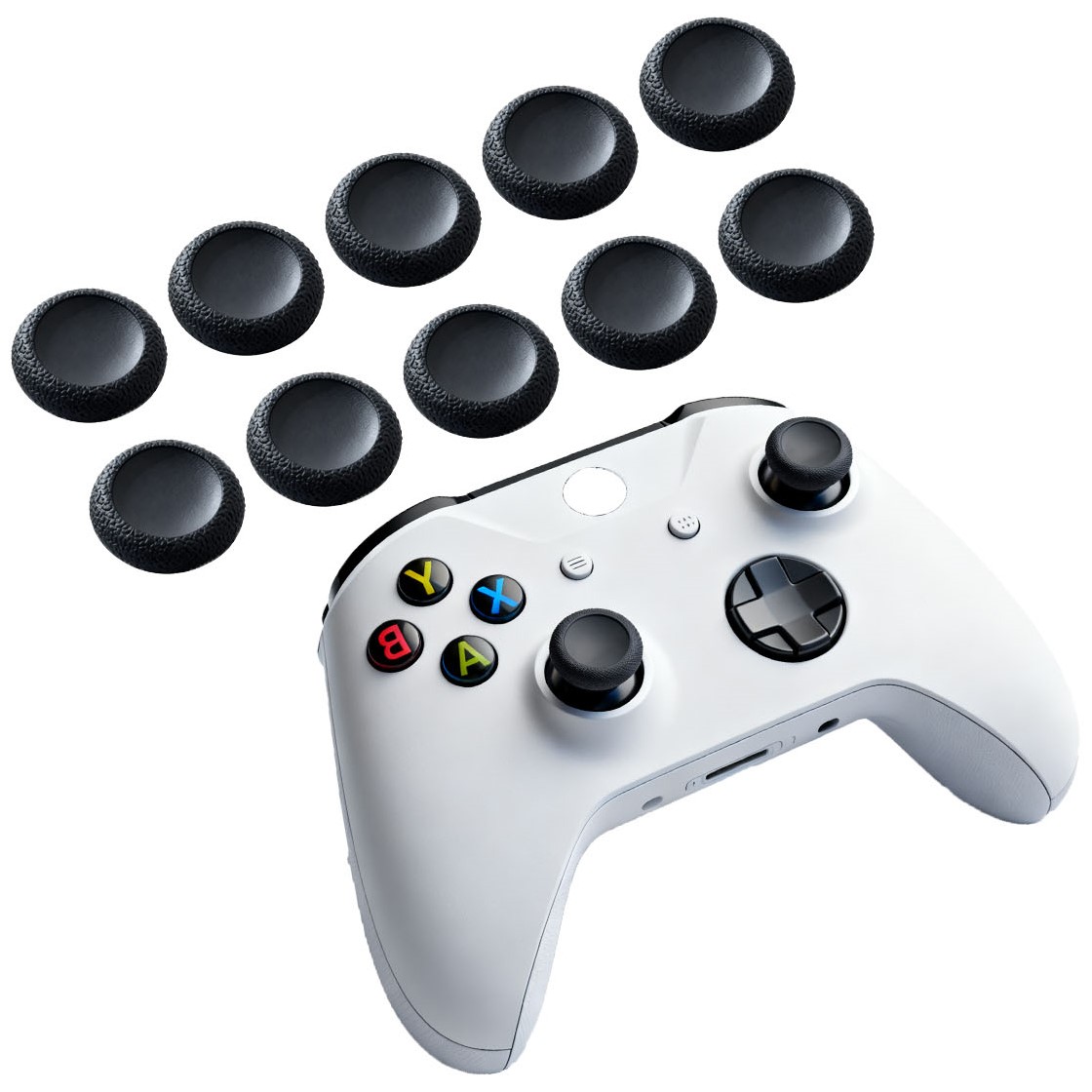 Controller Grip Cover - 20pcs Controller Thumb Grip Caps for