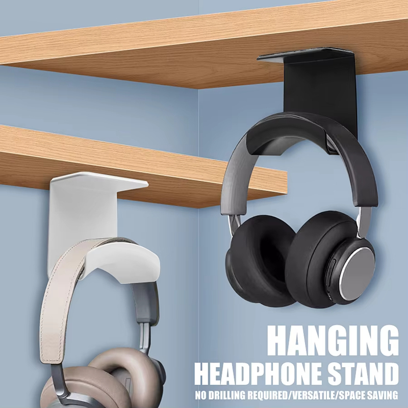 Gaming Accessories Stand - Universal Headphone Stand Adhesive Plastic Wall