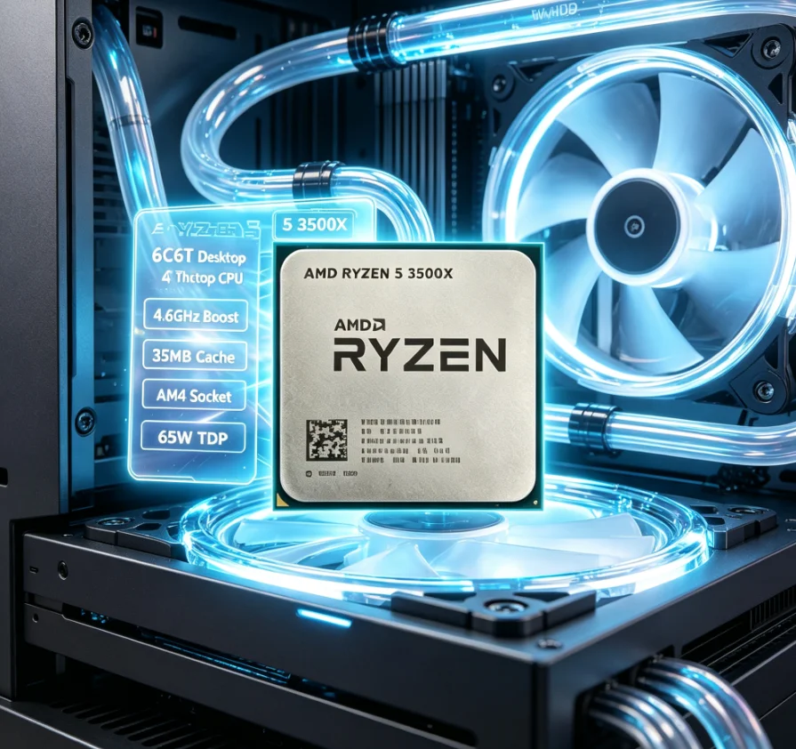 Gaming Accessories Stand - AMD Ryzen 5 3500X AM4 Desktop