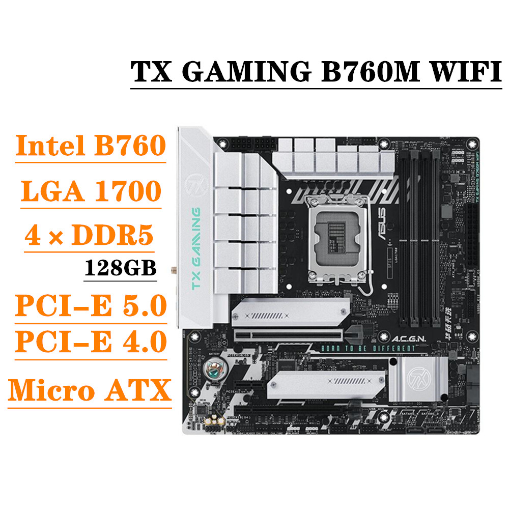 ASUS TX GAMING B760M WIFI DDR5 - Intel Cpu Core I9 review and price