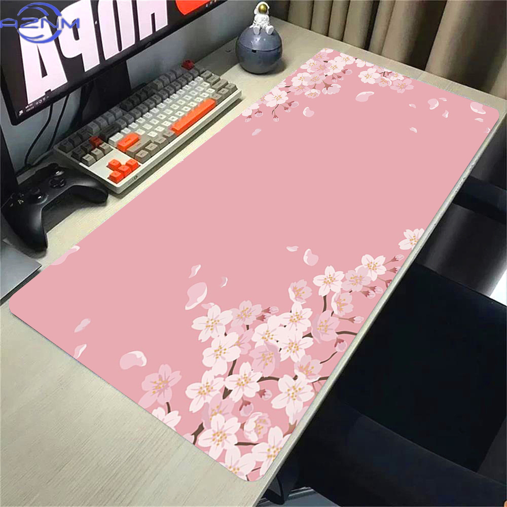 Pink Sakura Anime Mousepad Lan - Gaming Accessories Pink review and price