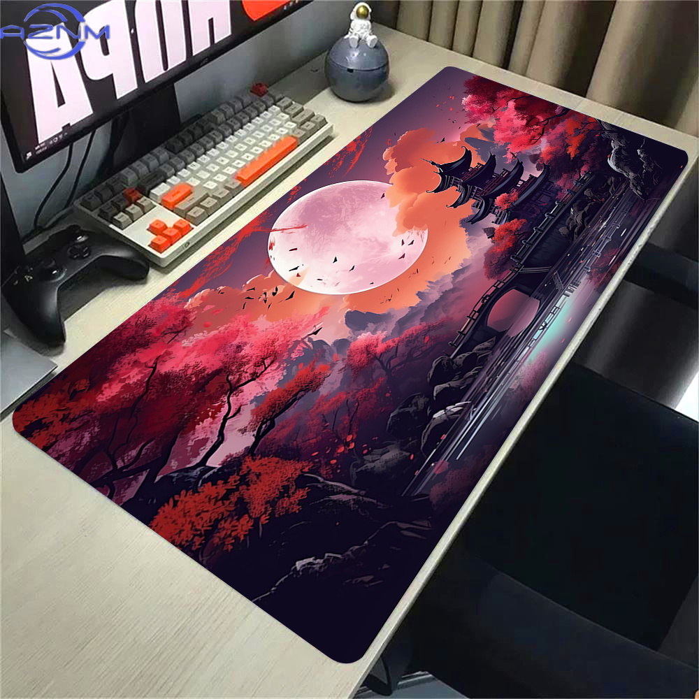 Pink Sakura Anime Mousepad Lan - Gaming Accessories Pink review and price