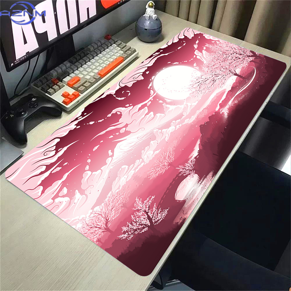 Pink Sakura Anime Mousepad Lan - Gaming Accessories Pink review and price