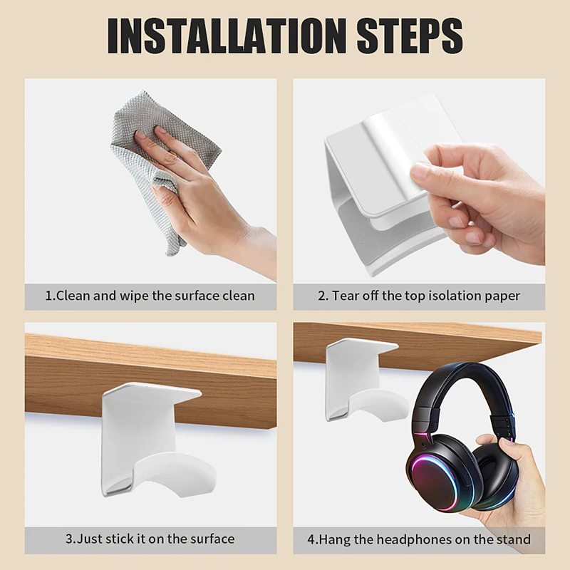Universal Headphone Stand Adhe - Gaming Accessories Stand review and price