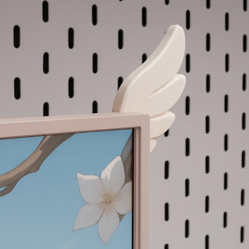 1Pair 3D Printed Monitor Wings - Gaming Accessories For Bedroom review and price