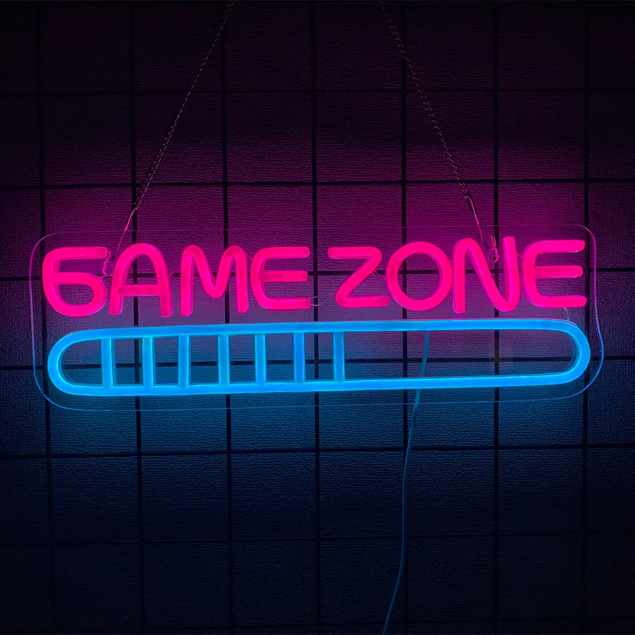 Neon Sign for Home Decor for R - Gaming Accessories Wall review and price