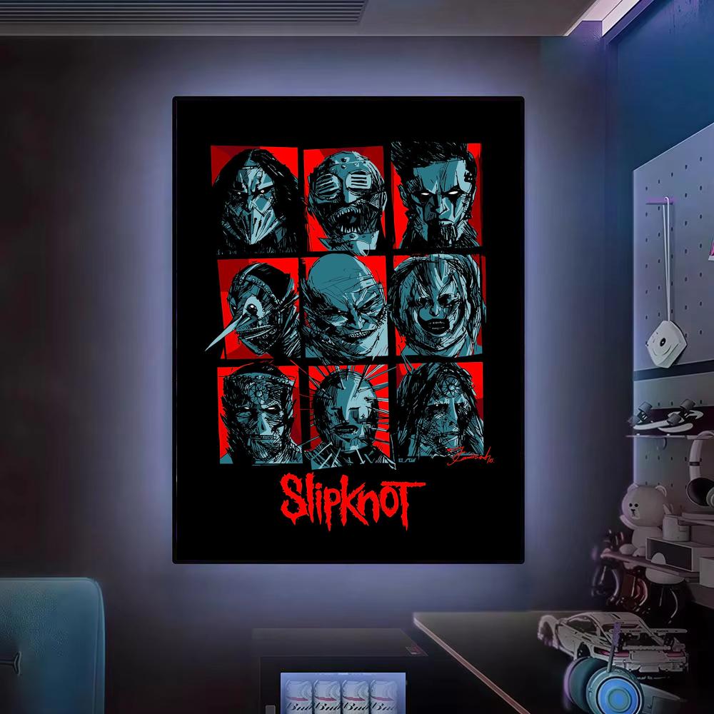 Band S-Slipknot Rock Poster Mo - Gaming Accessories Wall review and price