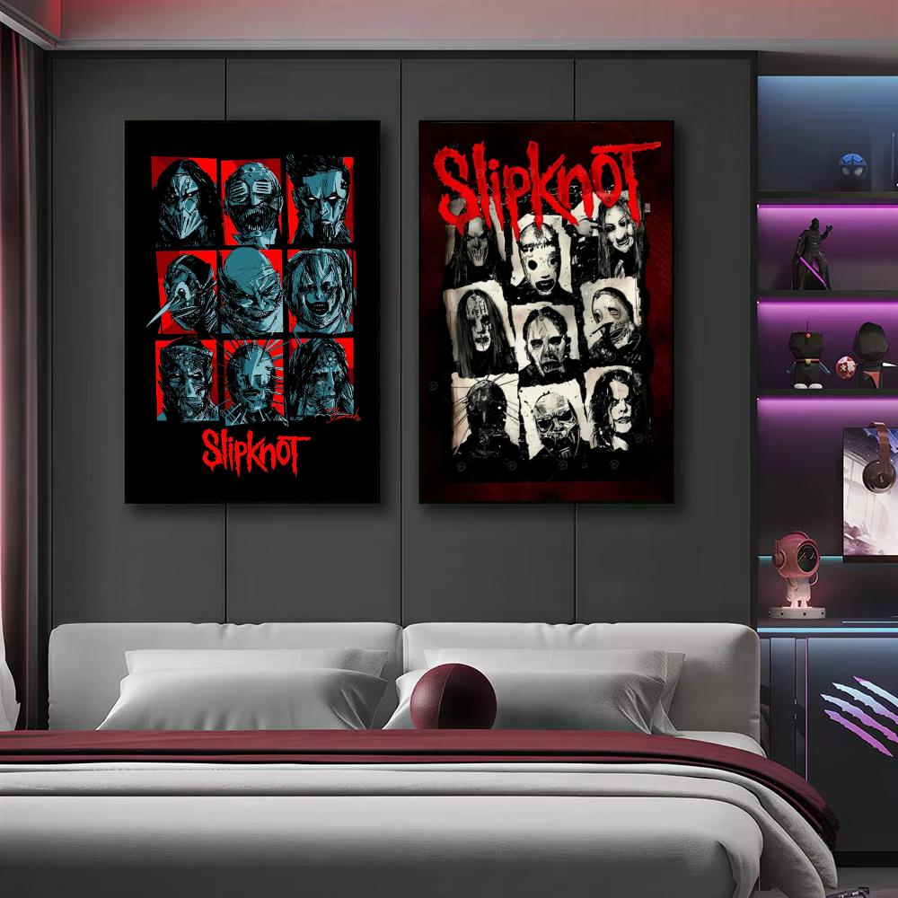 Band S-Slipknot Rock Poster Mo - Gaming Accessories Wall review and price