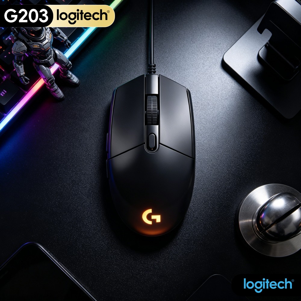 Logitech G203 Wired Gaming Mou - Logitech Mouse G203 review and price