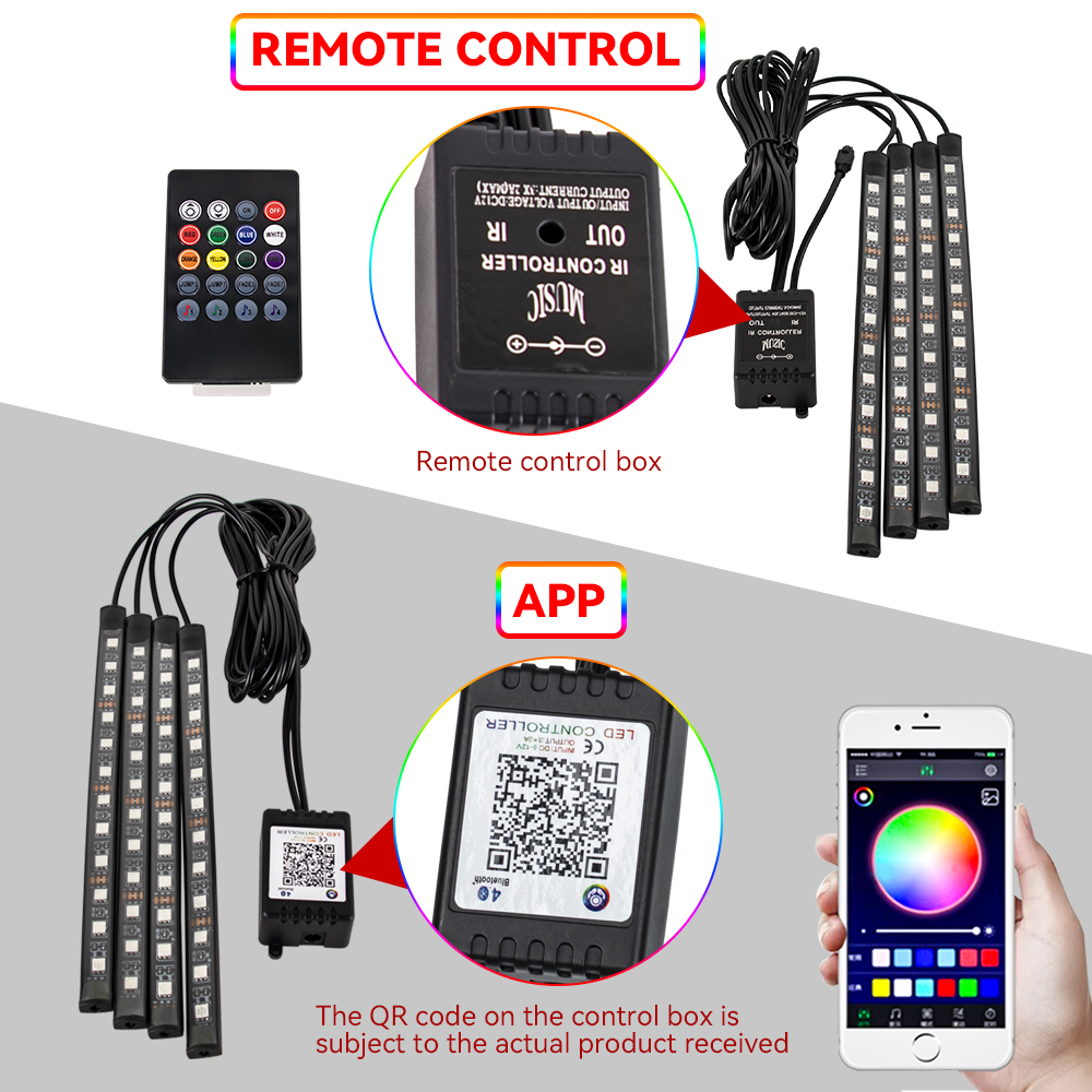RGB LED Motorcycle Atmosphere  - Rgb Hub Sync review and price