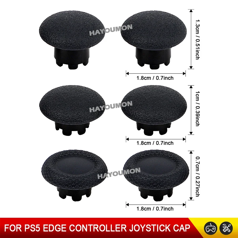 6pcs Black for PS5 Edge Contro - Controller Grip Cover review and price