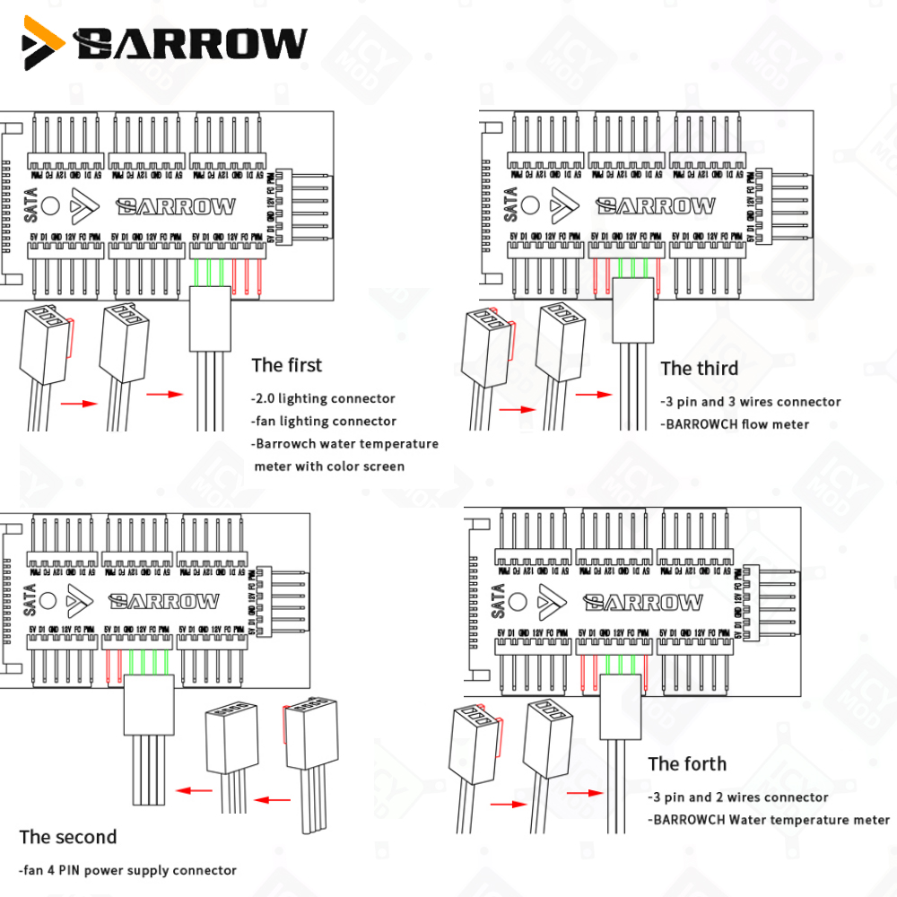 Barrow 7-Port Fan Controllers  - Rgb Hub Sync review and price
