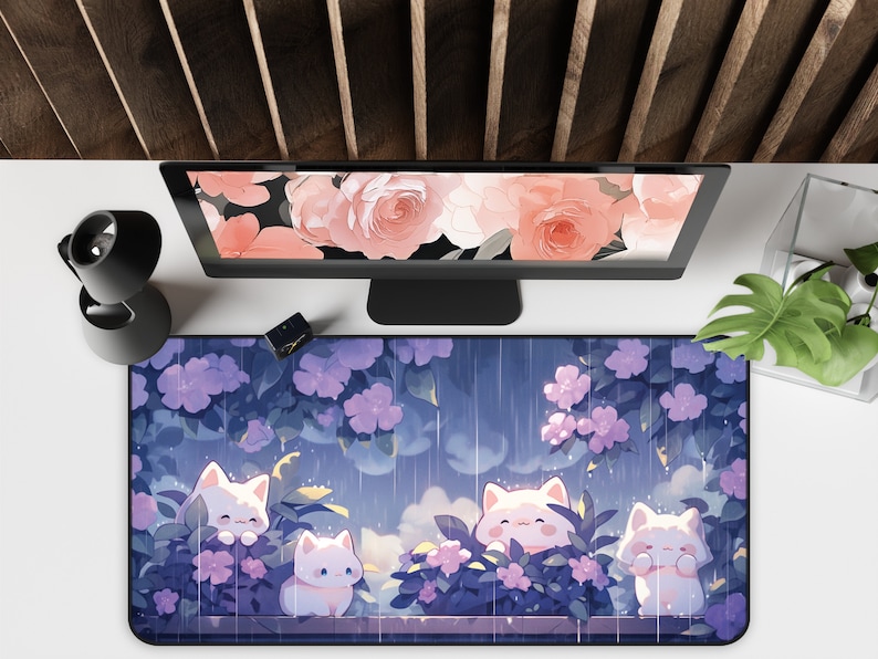 Kawaii Cats in the Rain Large  - Gaming Accessories Officeworks review and price