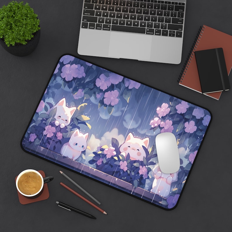 Kawaii Cats in the Rain Large  - Gaming Accessories Officeworks review and price
