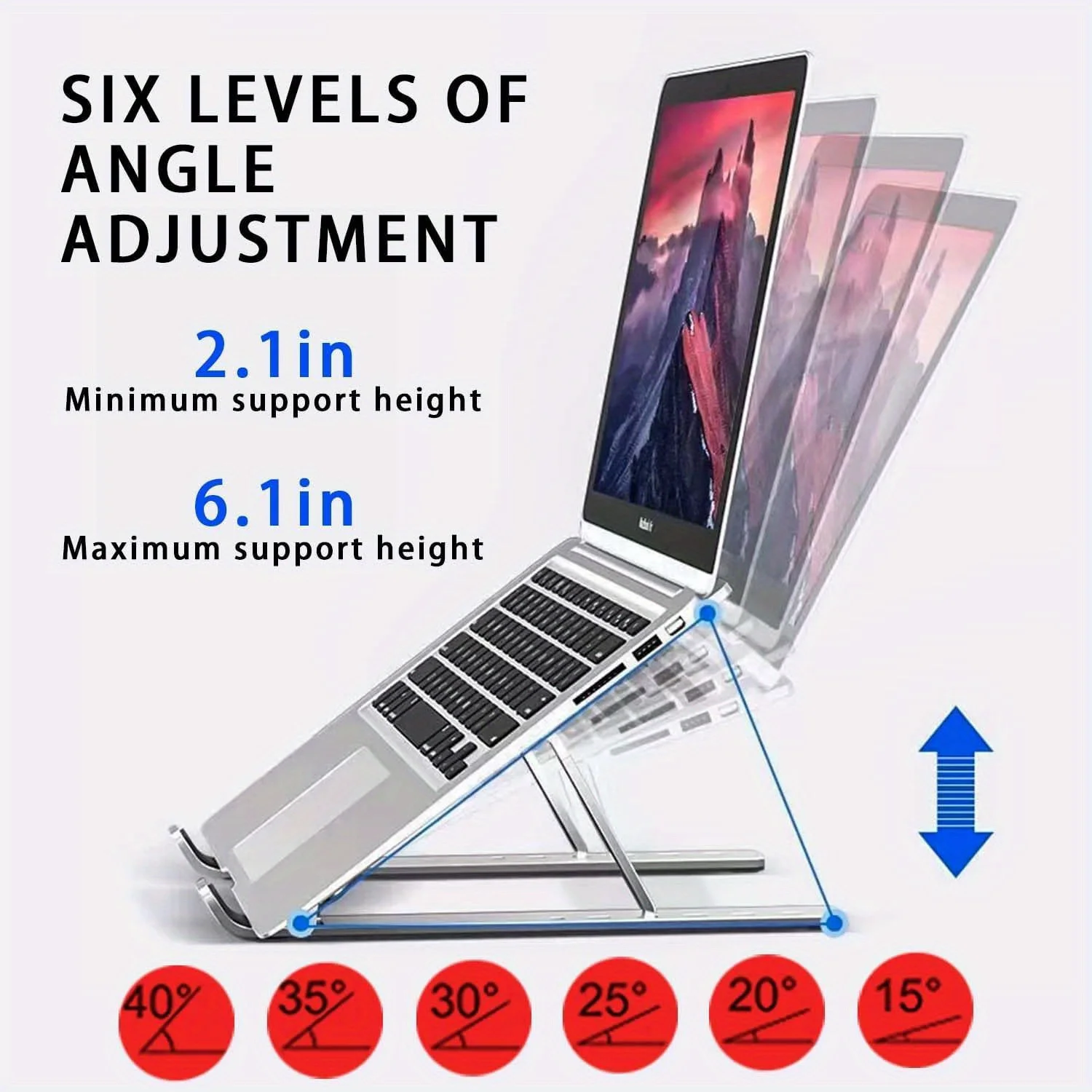 Adjustable Aluminum Laptop Sta - Gaming Accessories Pink review and price