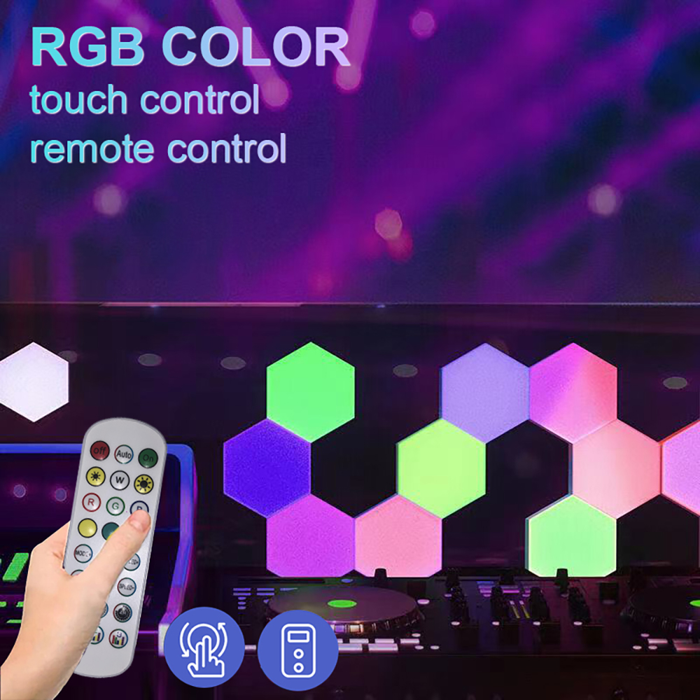 RGB Touch Led Wall Hexagon Lig - Gaming Accessories Wall review and price