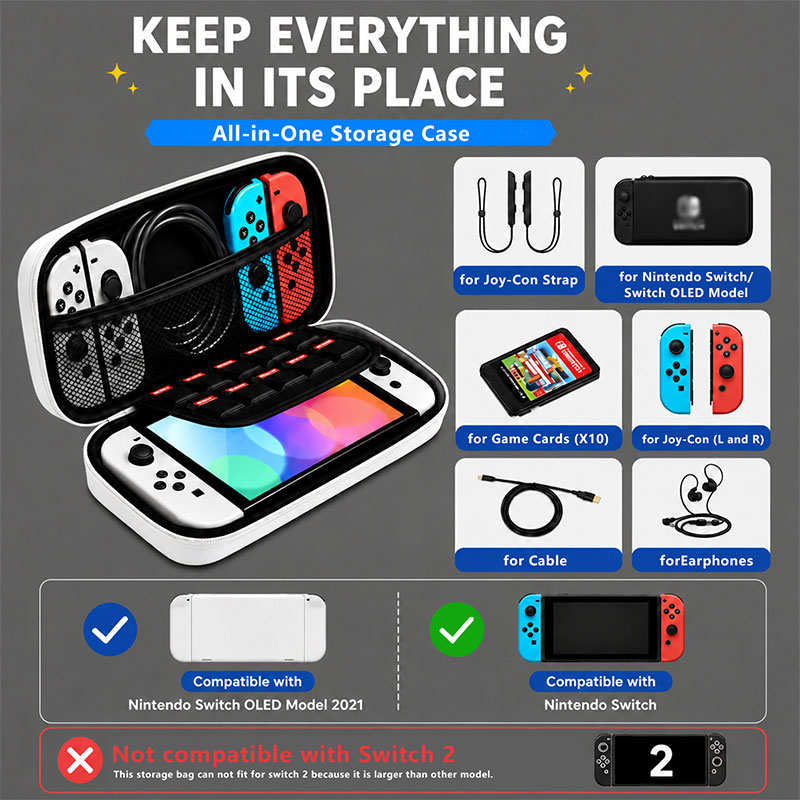 Portable Carrying Case for Nin - Gaming Accessories Bag review and price