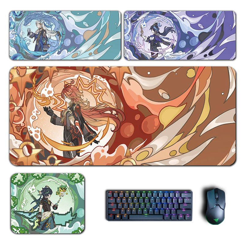 Anime Genshin Impact Mouse Pad - Gaming Accessories Keyboards review and price