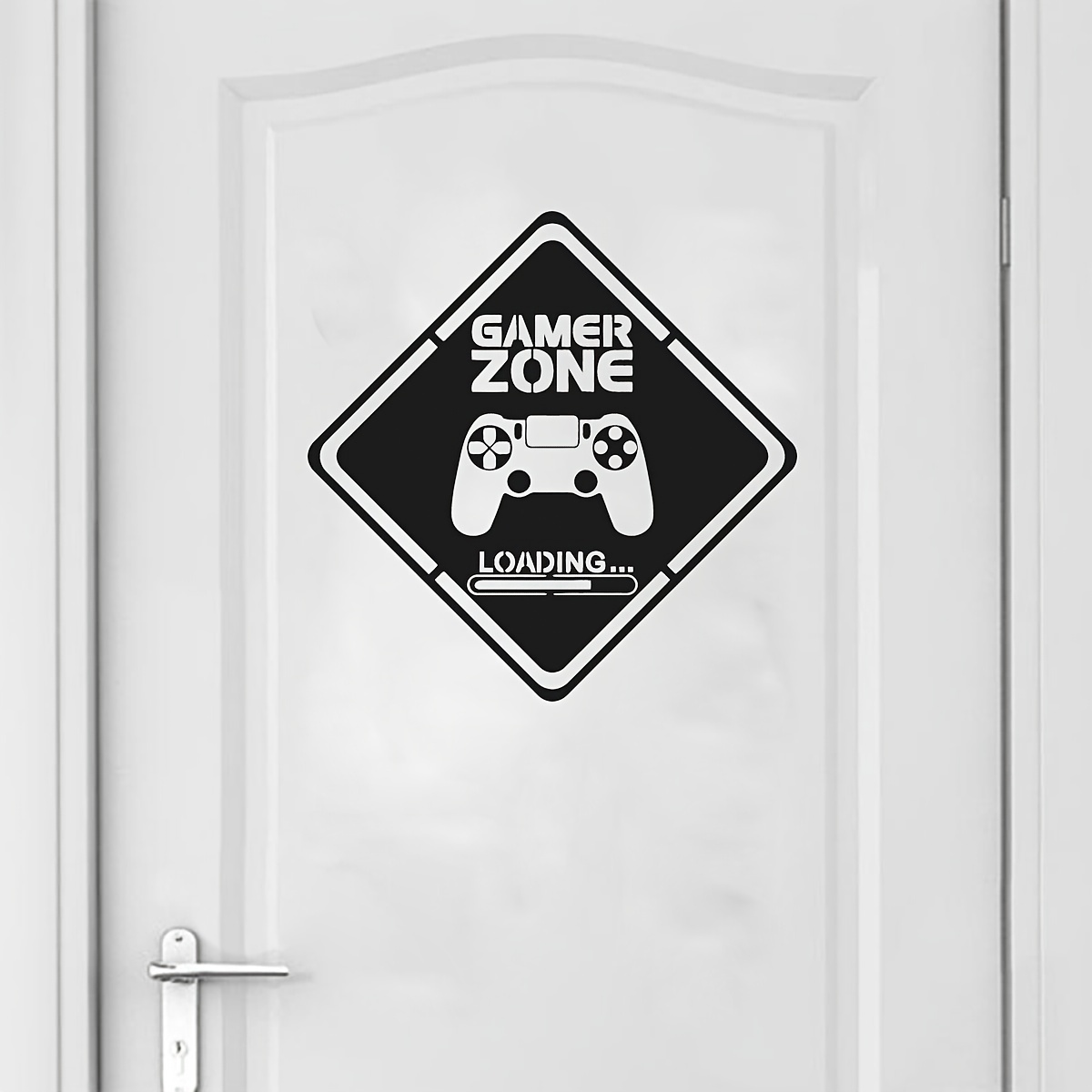 1pc Gamer Zone Door Decal Wall - Gaming Accessories For Bedroom review and price