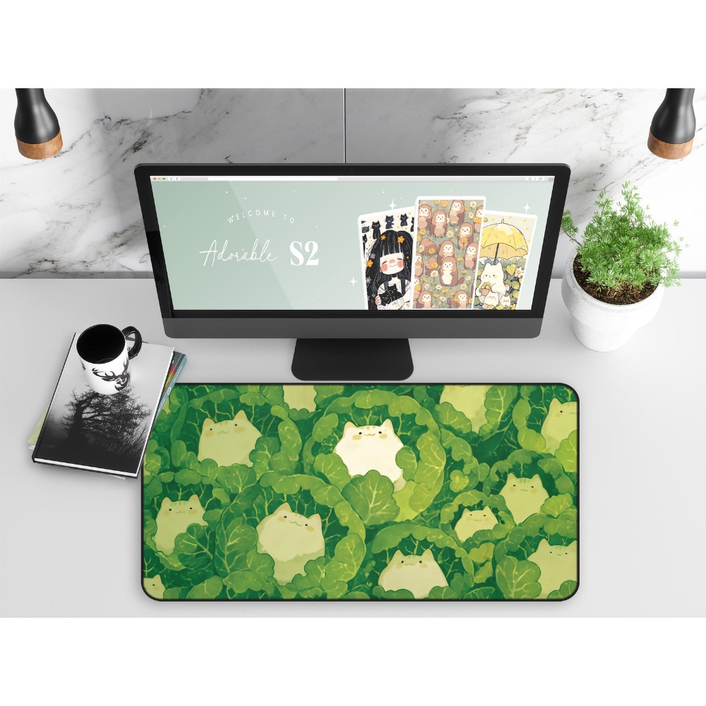 Kawaii Desk Mat, Cute Cats in  - Gaming Accessories Officeworks review and price