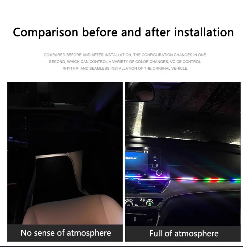 Colorful LED Car Interior Hidd - Rgb Hub Sync review and price