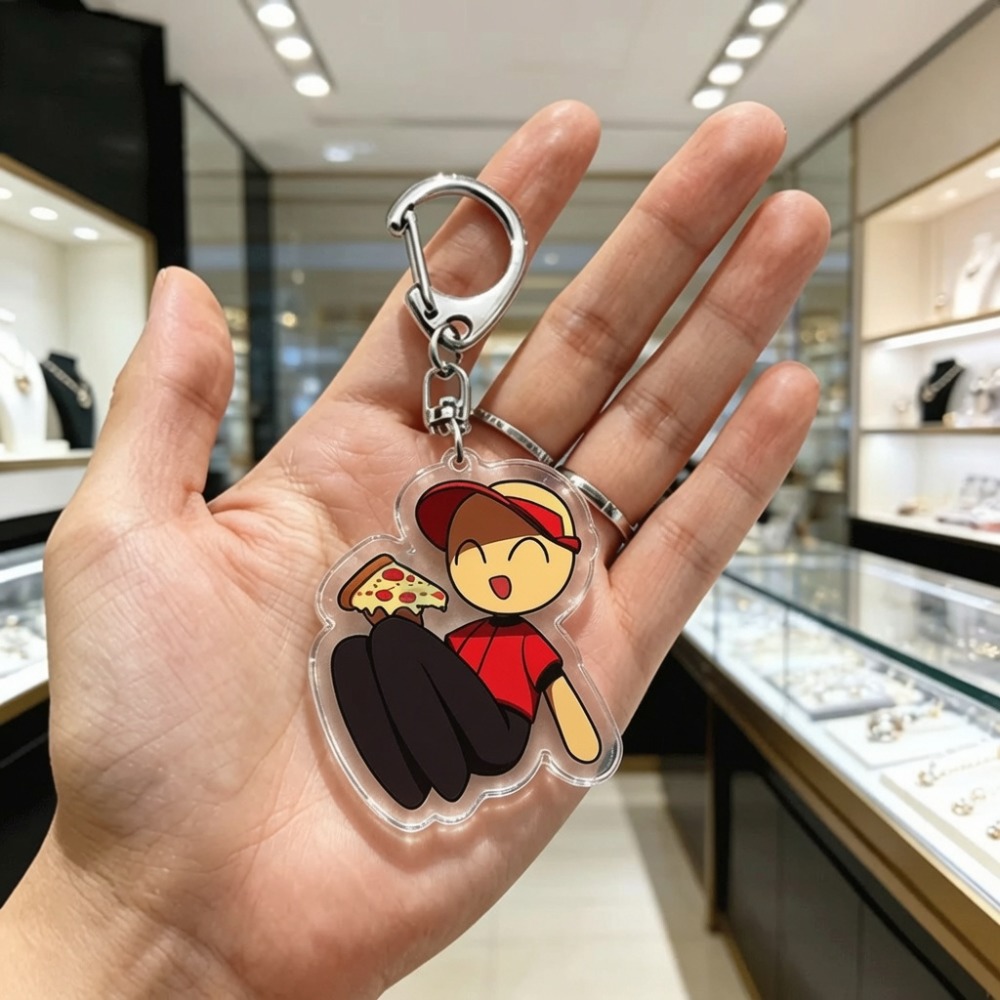 Cute Cartoon Chibi Keychains A - Gaming Accessories Bag review and price
