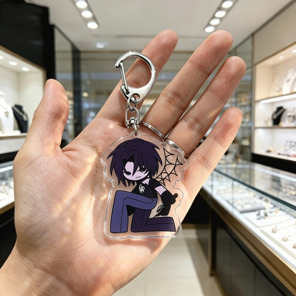 Cute Cartoon Chibi Keychains A - Gaming Accessories Bag review and price