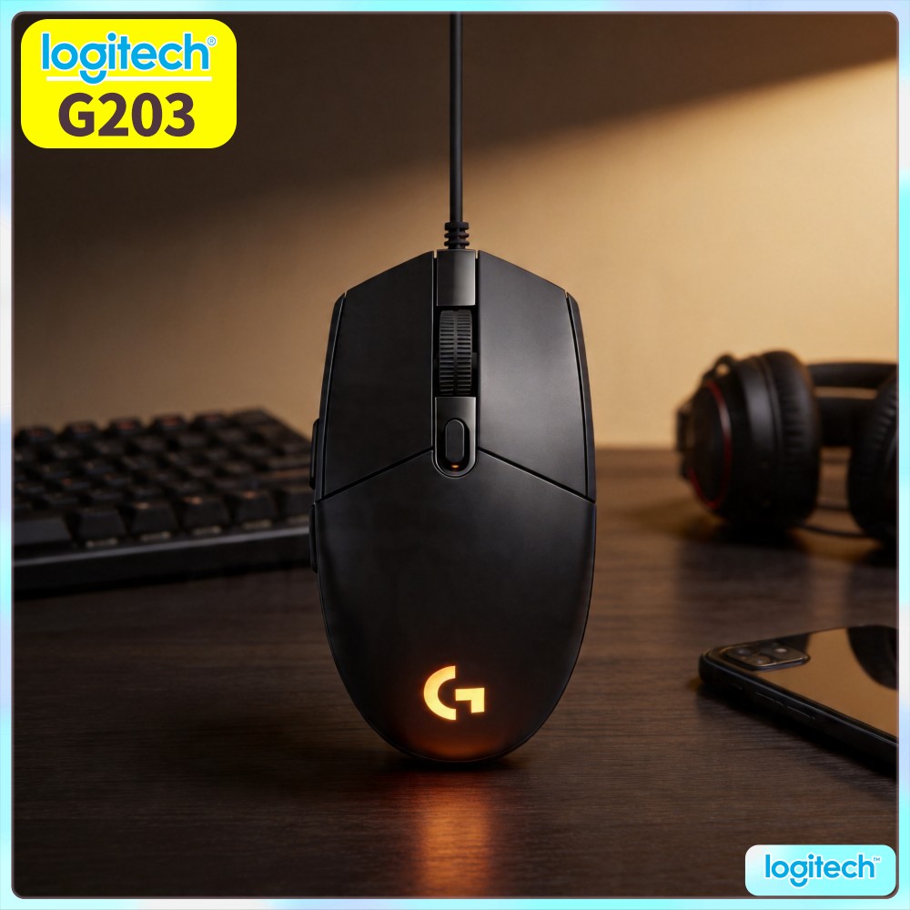 Logitech G203 Wired Gaming Mou - Logitech Mouse G203 review and price