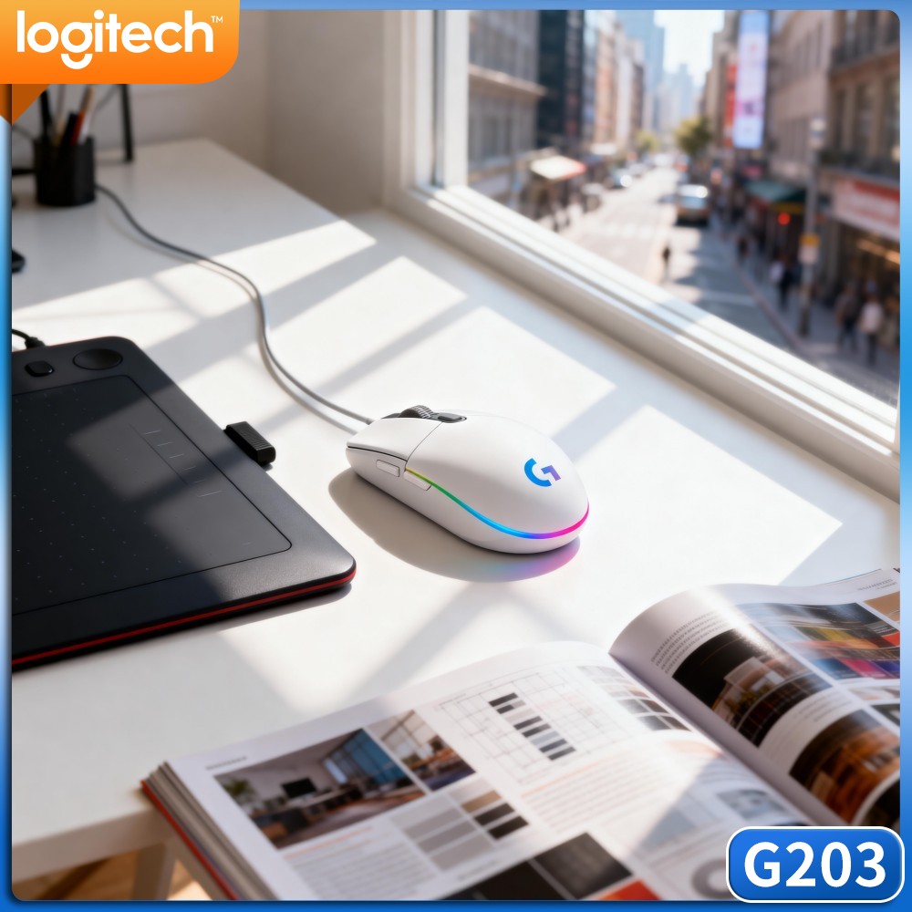 Logitech G203 Wired Gaming Mou - Logitech Mouse G203 review and price