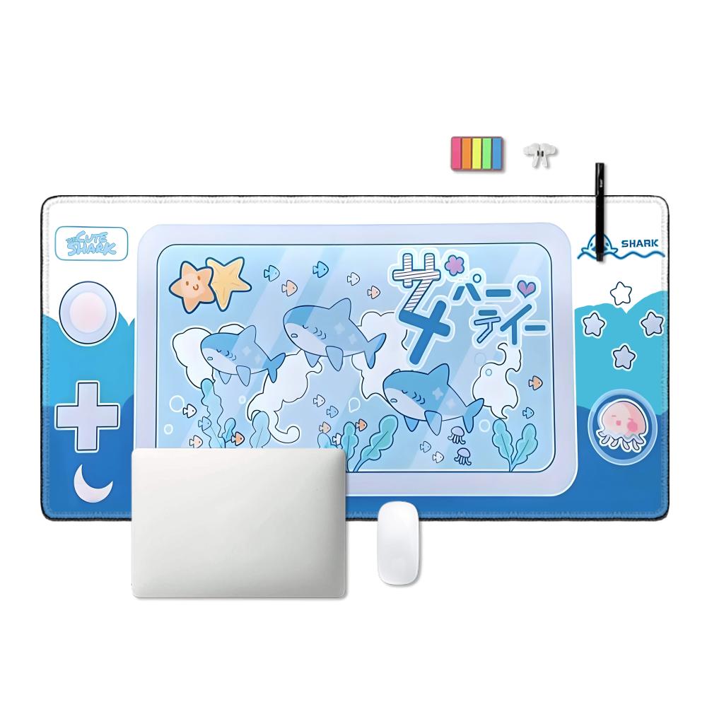 Cute Shark Party Mouse Pad Lar - Gaming Accessories Officeworks review and price